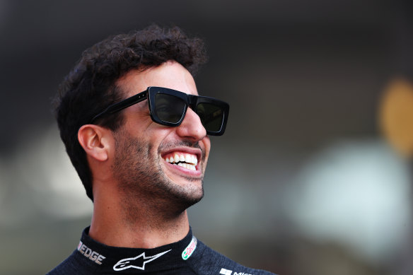 Wide berth: Daniel Ricciardo.