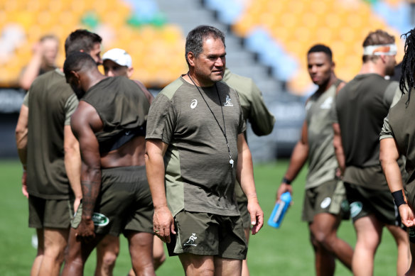 Wallabies coach Dave Rennie has put a number of veterans of the national team on notice.