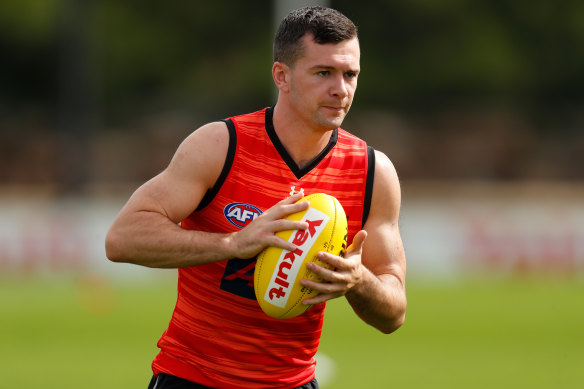 Essendon's Conor McKenna has tested positive to COVID-19.