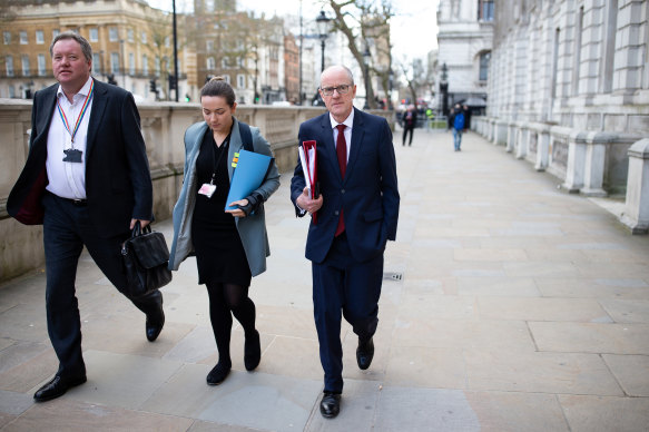 Nick Gibb (right), who was England’s schools minister for more than a decade from 2010, advocated for a “knowledge-rich” curriculum.