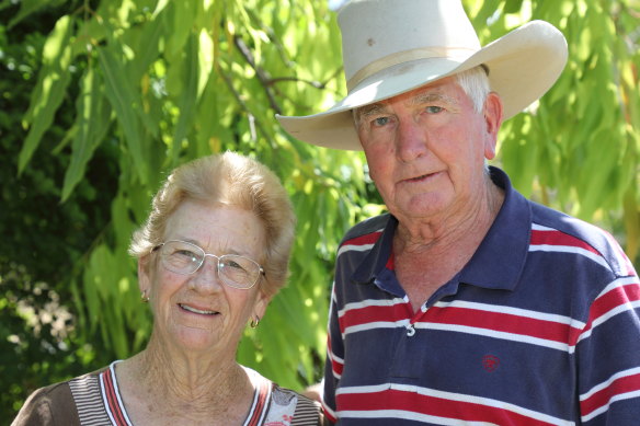 Clermont graziers and rural agents Zoe and John Wilkinson. 