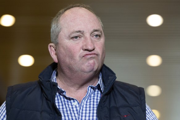 Barnaby Joyce thinks the Voice is going down.