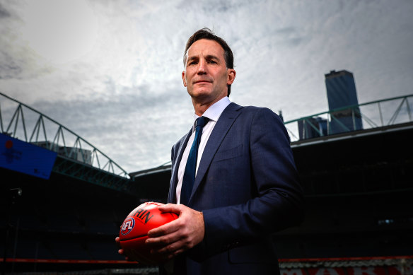 AFL boss Andrew Dillon has made food and entertainment the focus of a $225 million redevelopment of Marvel Stadium.