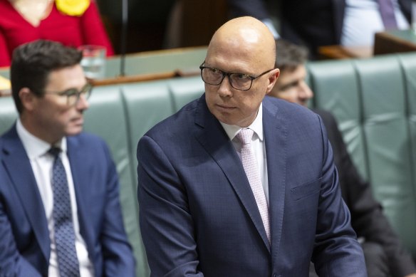 Opposition Leader Peter Dutton.