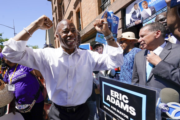 New York mayor Eric Adams.