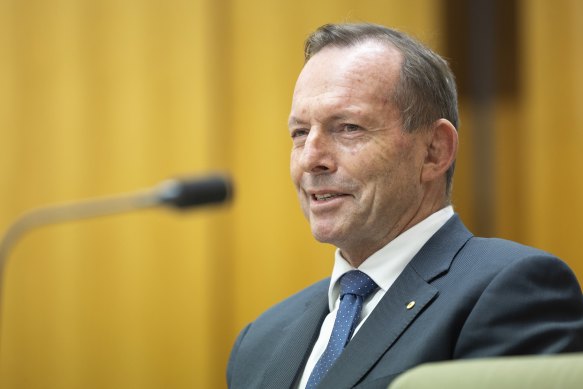 Former prime minister Tony Abbott