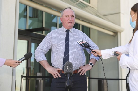 Deputy Prime Minister Barnaby Joyce has not been hiding from the media.