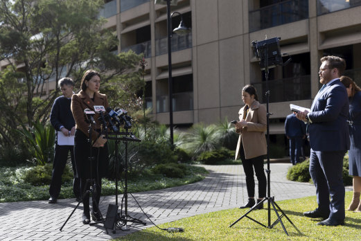 Ms Berejiklian said gyms that do not normally have a staff member on will now have to as new regulations are introduced.