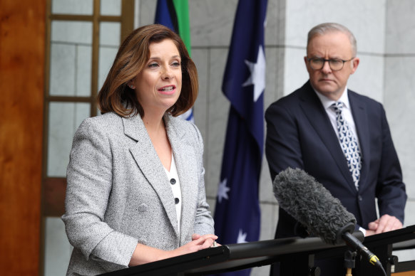 Minister for Aged Care Anika Wells is a major winner from Prime Minister Anthony Albanese reshuffle.