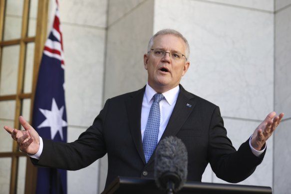 Prime Minister Scott Morrison said state border closures shouldn’t occur when 80 per cent of the population is vaccinated 