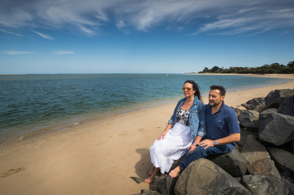 The Tomasi family love their more relaxed lifestyle in Inverloch. 