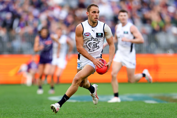 David Cuningham’s return to the senior team has coincided with Carlton’s resurgence this season.