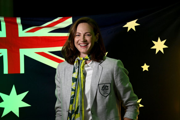 Cate Campbell ahead of the Tokyo Olympics. 