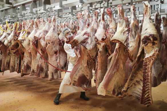 The meat industry says there is no immediate threat to supply from a cyber attack on JBS.
 