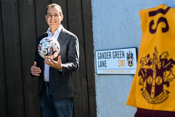 Melbourne businessman Costa Alexiou has invested in English club Sutton United.