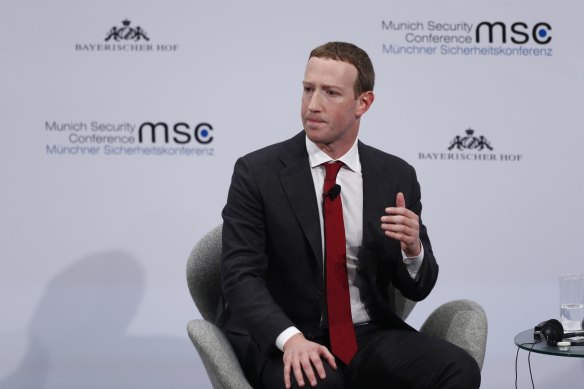 Facebook CEO Mark Zuckerberg. The company is under scrutiny for covering up internal research about its negative effects.