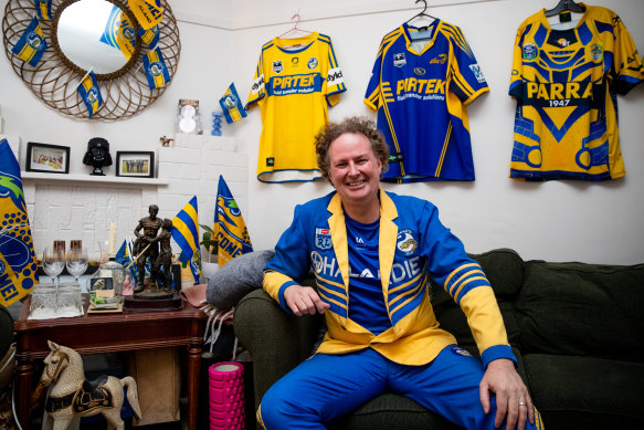 Superstitious: Paul Galvin plans to wear his jersey to work this week.