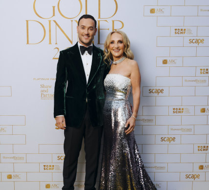 Putting money where their mouths are, Joshua and Linda Penn are the current co-chairs of the Gold Dinner Committee.