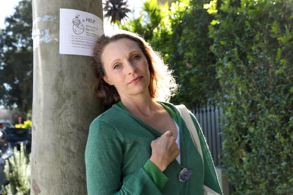 The Sydney woman who has put up posters to help search for an altruistic egg donor.
