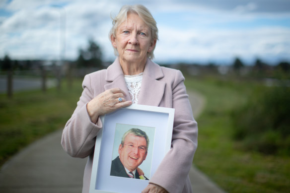 Bridget O'Toole is suing Corrections Victoria over their failure to monitor Gavin Perry, the man who murdered her husband, Dermot, while on parole. 