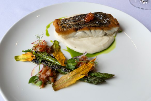 The fish at  L’Heritage.
