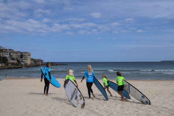 Bondi Beach surf school Let’s Go Surfing says Sydney is suffering without tourists.