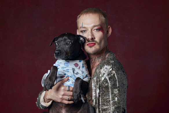 Daniel Johns with his dog Gia. If only ARIA showed him as much love.
