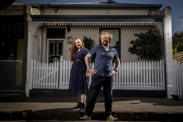 Petra Elliott and Ben McKenzie, creators of the Night Terrace audio drama.