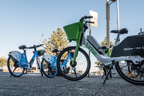 A reader has complained about share bikes “littering” Sydney’s streets.