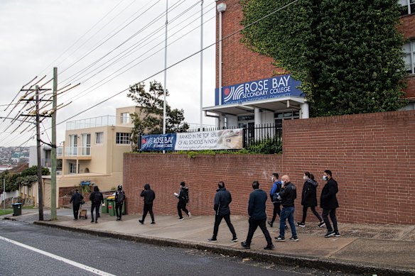 Rose Bay Secondary School in Dover Heights.