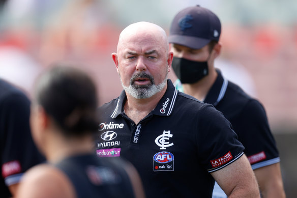 Daniel Harford won’t coach Carlton in 2023.