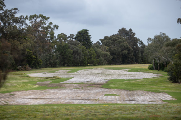 The now abandoned Kingswood Golf Course. 