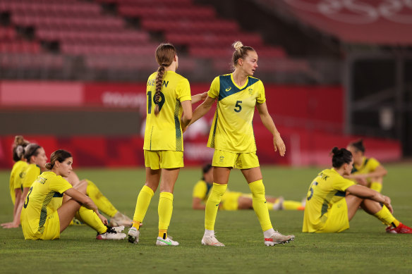 The Matildas lost the bronze medal match to the USA in Tokyo three years ago.