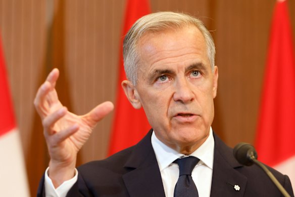 Canadian Prime Minister Mark Carney said he would retaliate “dollar for dollar” against Donald Trump’s latest tariffs.