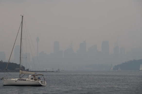 Smoke and dust from bushfires could affect people with breathing issues across the long weekend. 