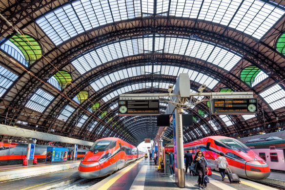 Trains are your best bet for travelling Europe with high-school age kids.