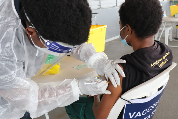 Vaccination rates in PNG are among the world’s lowest. 