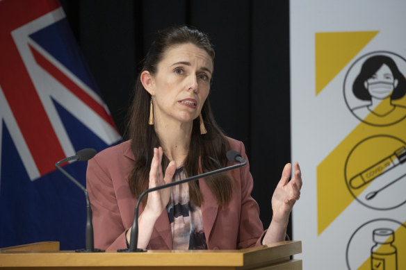 New Zealand Prime Minister Jacinda Ardern.