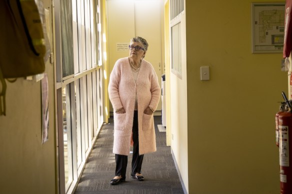Joan Flanagan, 84, has been attending the Hoddle Street cohealth for about 40 years.