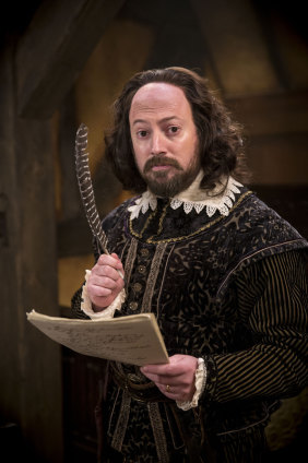 David Mitchell is deftly cast
as William Shakespeare.