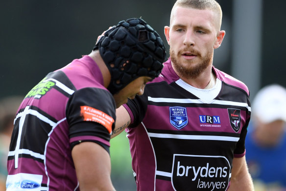 Jackson Hastings has been playing for Manly feeder club Blacktown Workers Sea Eagles.