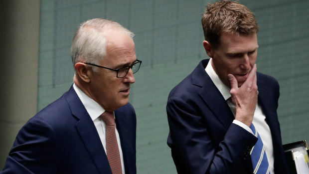Prime Minister Malcolm Turnbull and Attorney-General Christian Porter.