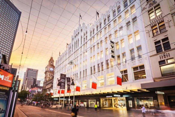 Bourke Street continues to offer prized Melbourne real estate.
