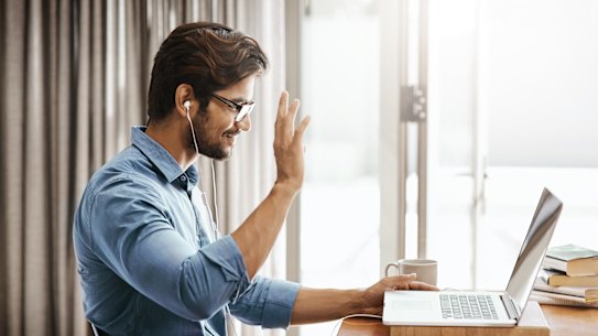 The conundrum of ending a video call in lockdown. 