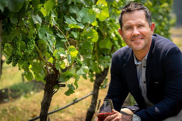 Cricket legend Ricky Ponting has successfully turned his hand to wine.