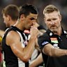 Collingwood captain Scott Pendlebury and coach Nathan Buckley talk tactics in 2021.