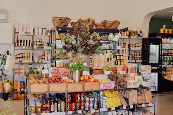 Inside Morning Market in Fitzroy.