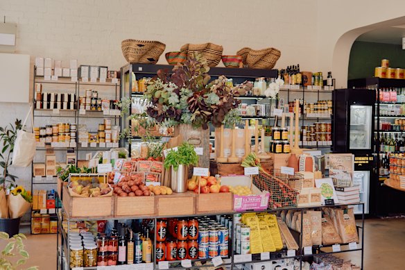Inside Morning Market in Fitzroy.