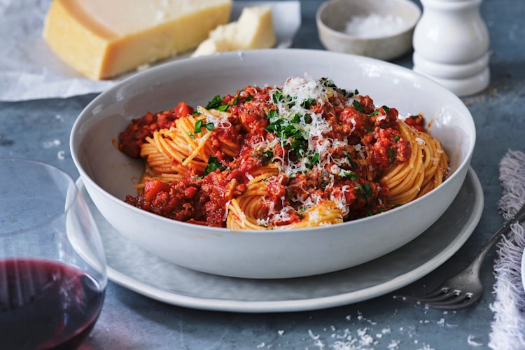 If you really have to make a week’s worth of spag bol, Adam’s Australian bolognese is a good option.