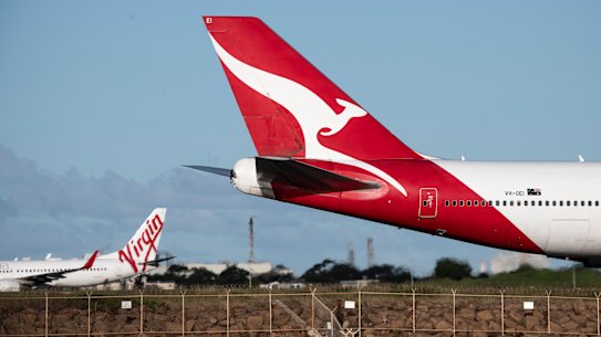 The music has stopped for Australia's big airlines - and for the rest of the international aviation industry.